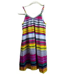 Girls Boho Stripped Peek Dress